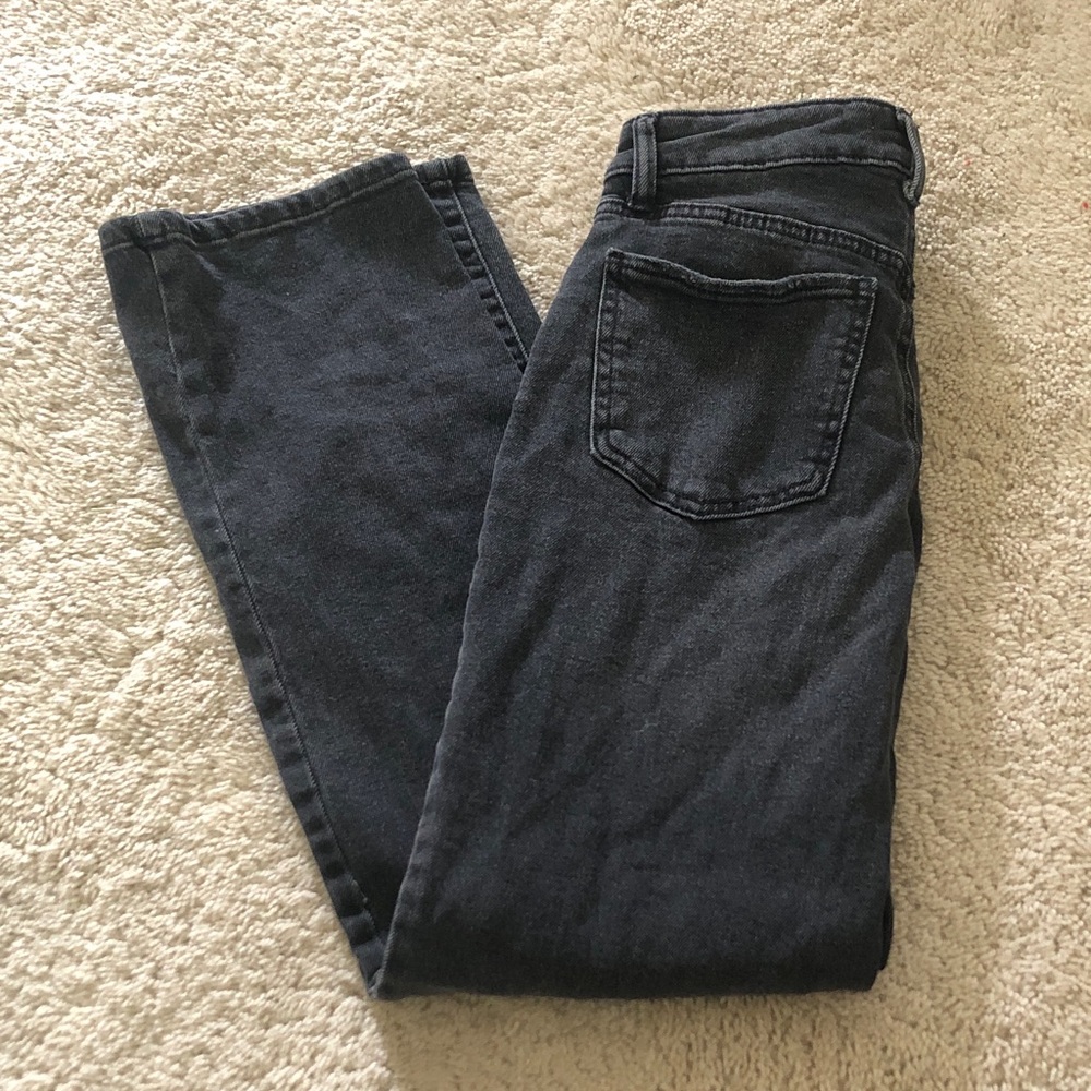 So brand black wide leg jeans